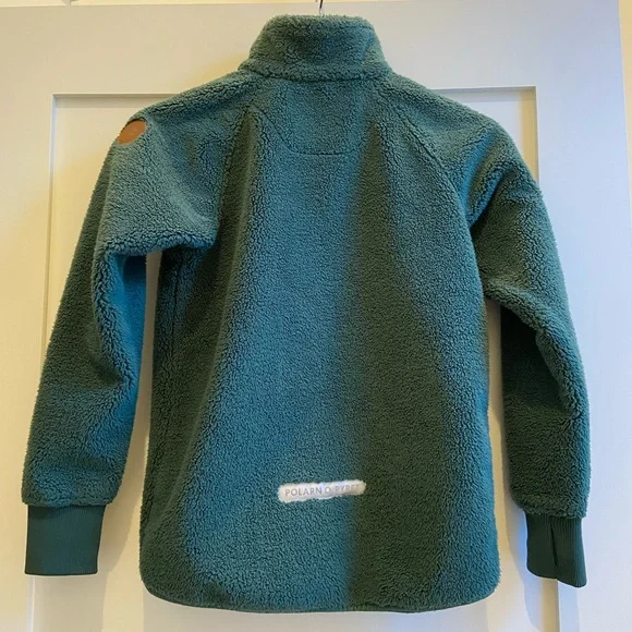 Polarn O. Pyret Green Fleece Jacket - Picture 2 of 4